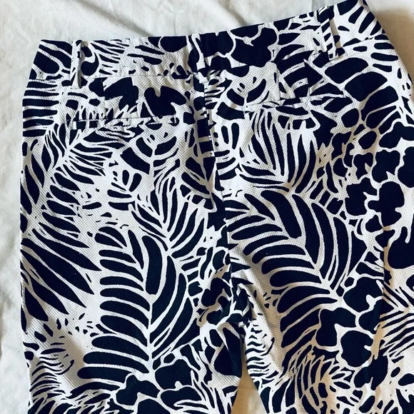 Talbots black and white capris size 8 - Picture 2 of 6